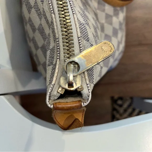 SOLD-Authentic Louis Vuitton Damier Azure Saleya MM - Picture 8 of 15